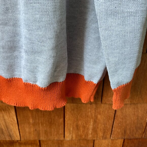 NWT Traeger Gray & Pumpkin Long Sleeve Sweater with Farm Scene - Men's XXL - Picture 10 of 16